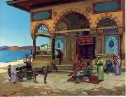 unknow artist Arab or Arabic people and life. Orientalism oil paintings 120 Germany oil painting artist